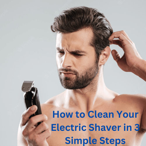 how to clean electric shaver