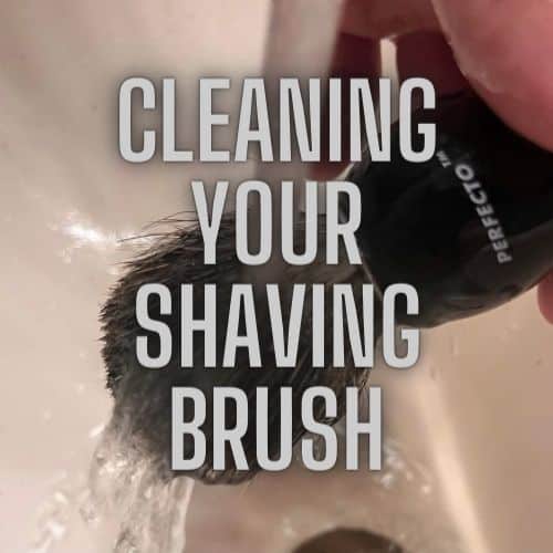 cleaning your shaving brush